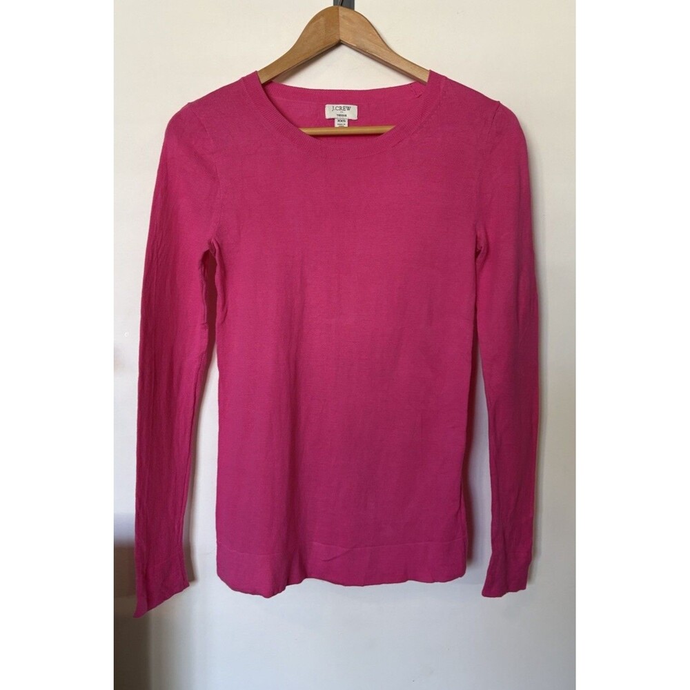 J Crew Pink Lightweight Teddie Sweater Size XXS